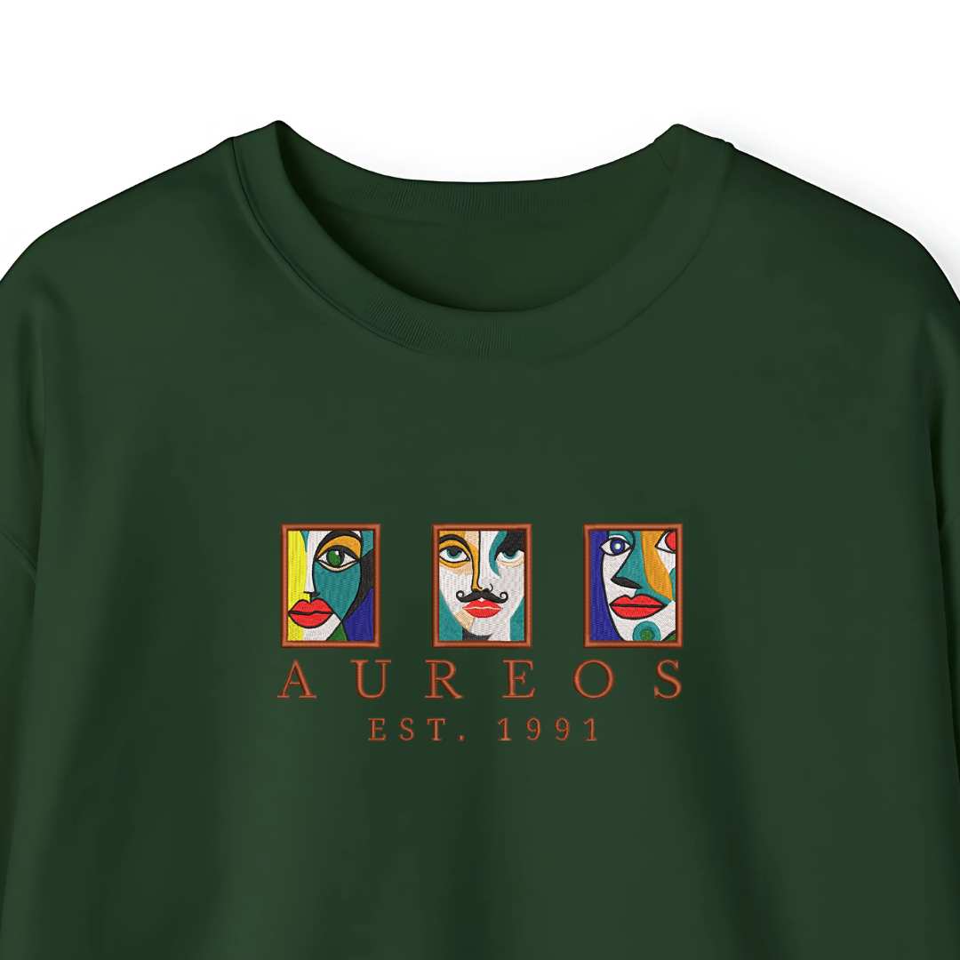 Sudadera Heavy blend "Cubist Queens"