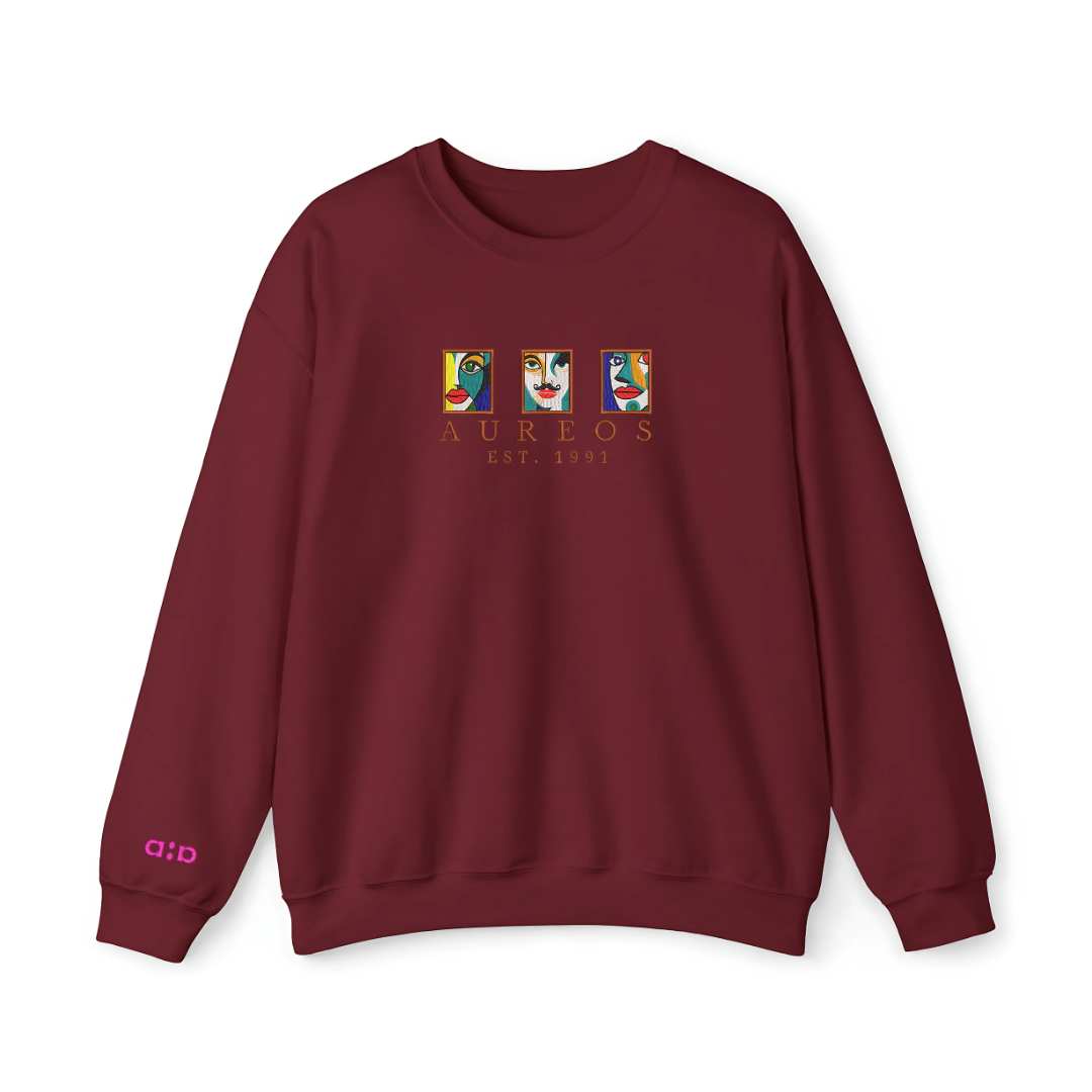 Sudadera Heavy blend "Cubist Queens"
