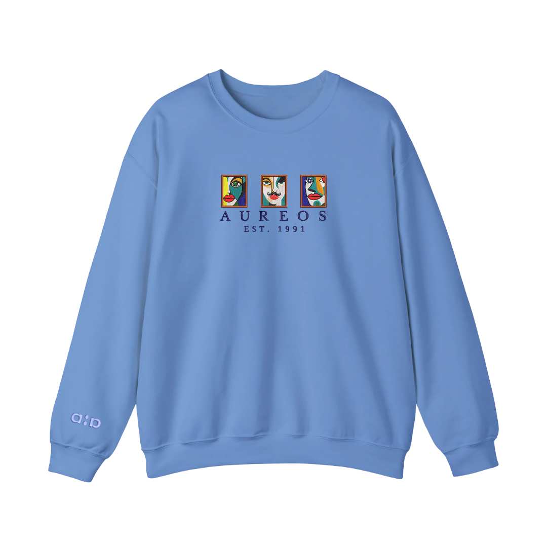 Sudadera Heavy blend "Cubist Queens"