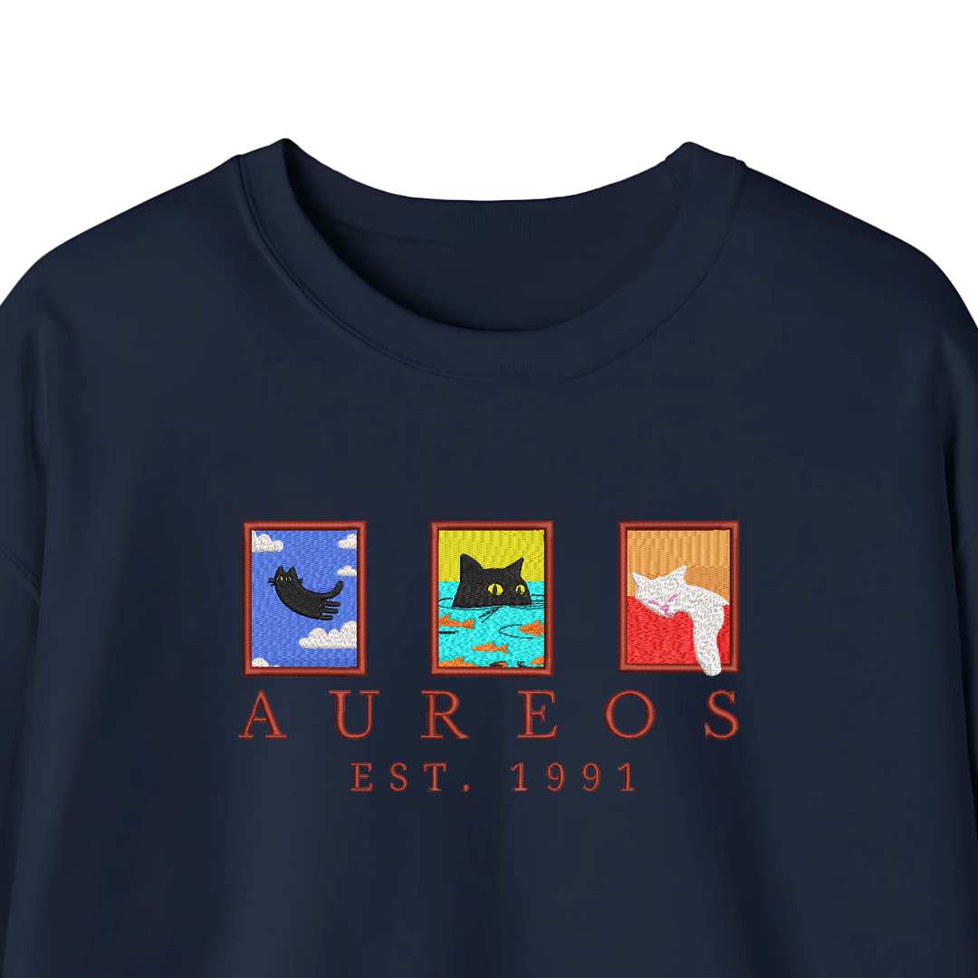 Sudadera Heavy blend "The feline gallery"