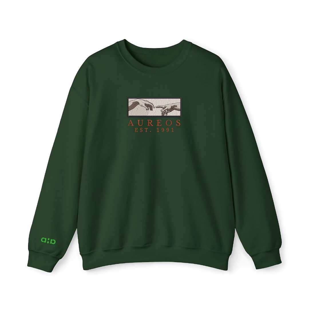 Sudadera Heavy blend "The Creation of Adam"