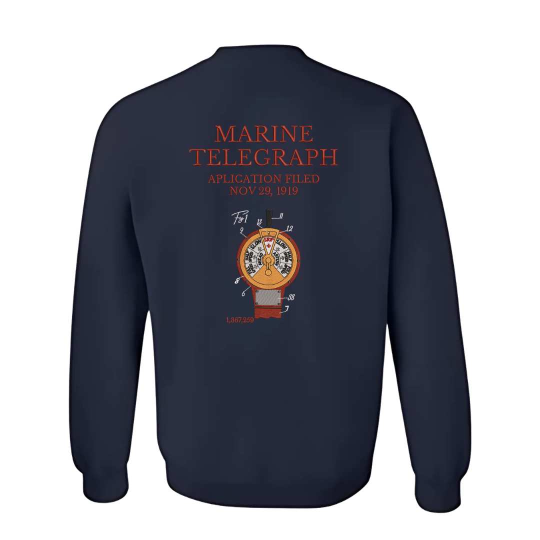 Sudadera Heavy blend "The Marine Telegraph"