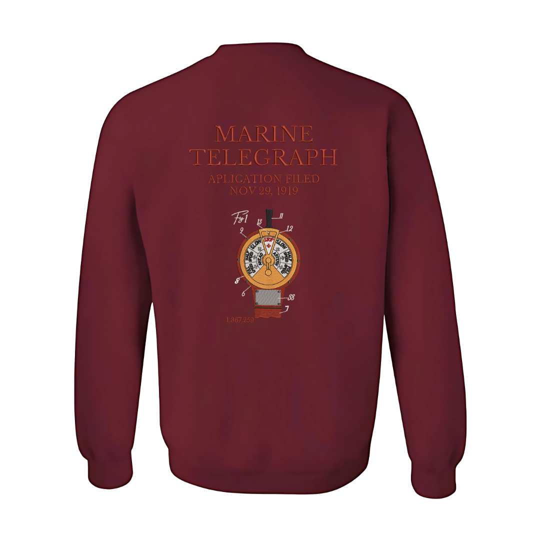 Sudadera Heavy blend "The Marine Telegraph"
