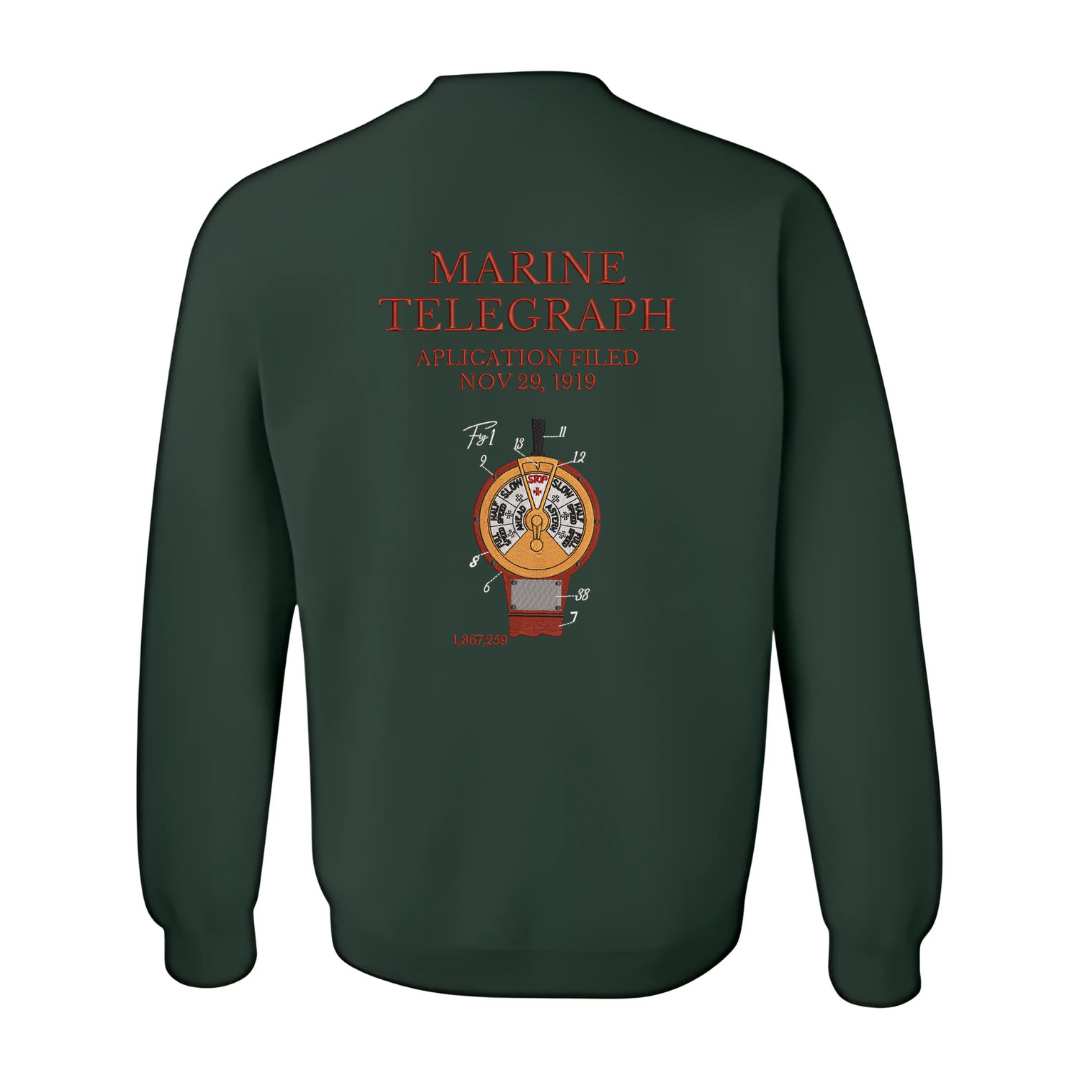 Sudadera Heavy blend "The Marine Telegraph"