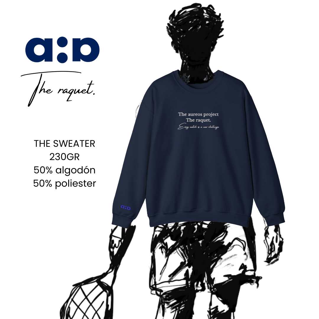 Sudadera Heavy blend "THE RAQUET"