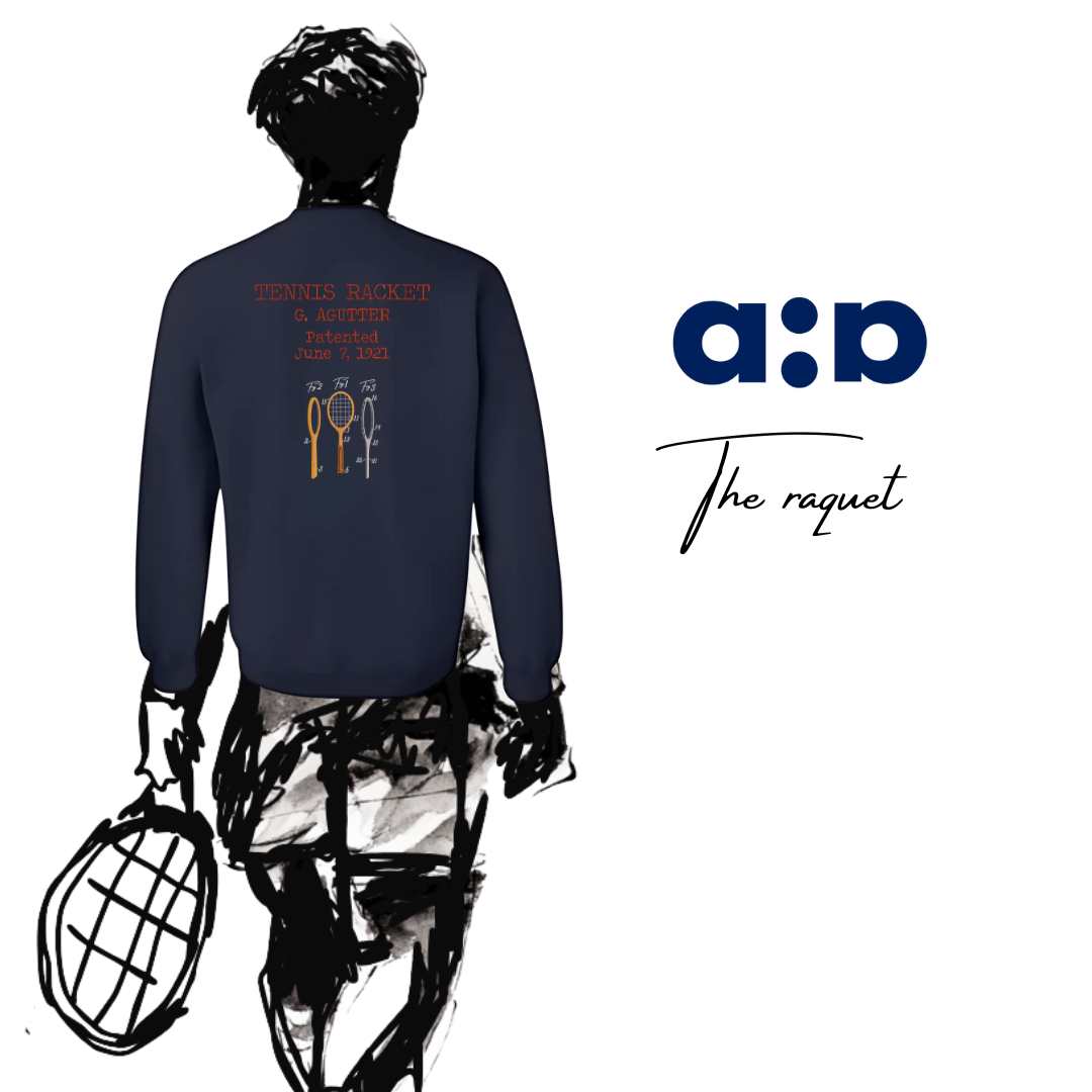 Sudadera Heavy blend "THE RAQUET"