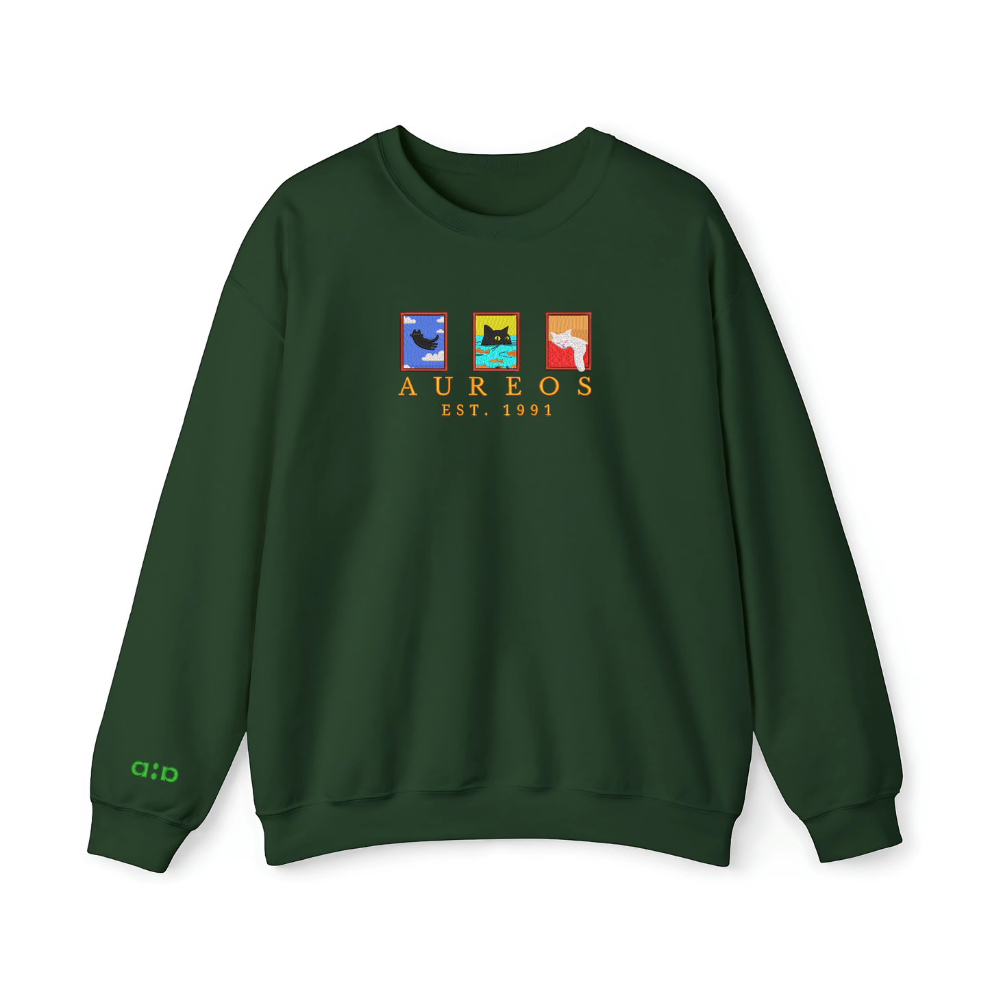 Sudadera Heavy blend "The feline gallery"