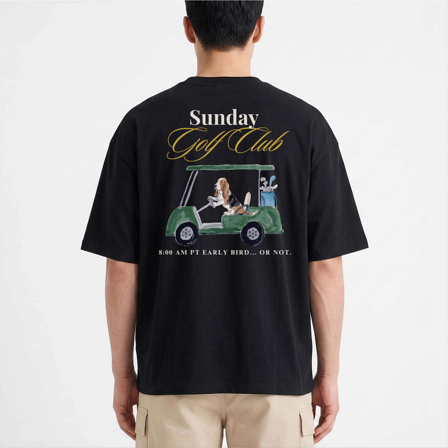 "Sunday Golf Club" - The Boxy fit.