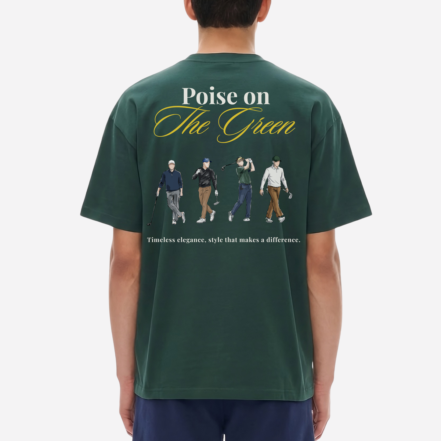 "Poise on the Green" - The Relaxed fit.