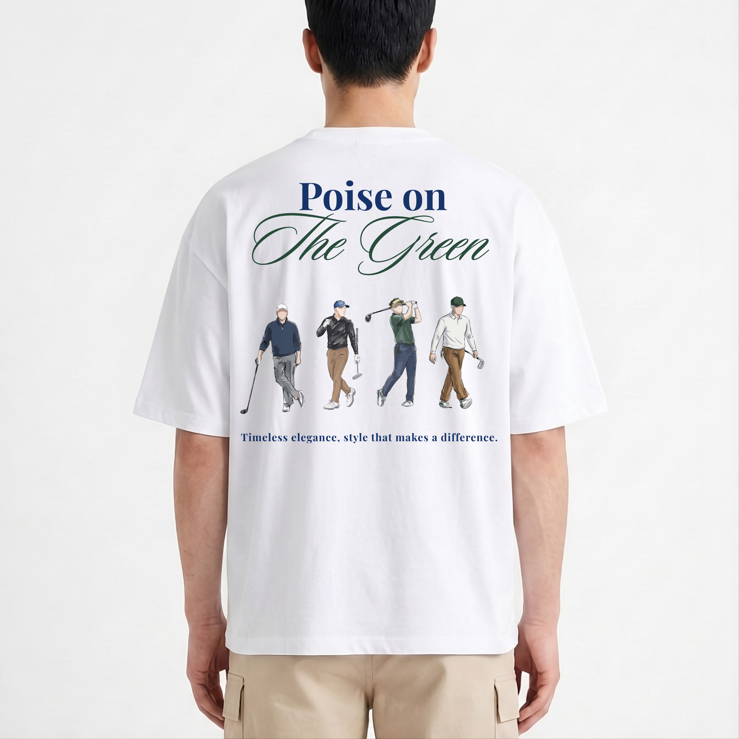"Poise on the green" - The Boxy fit.