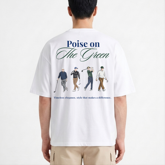 "Poise on the green" - The Boxy fit.