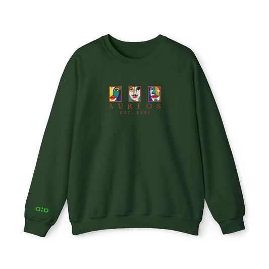 Sudadera Heavy blend "Cubist Queens"