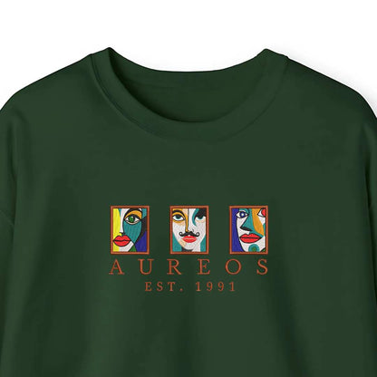 Sudadera Heavy blend "Cubist Queens"