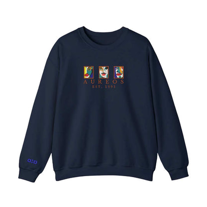 Sudadera Heavy blend "Cubist Queens"