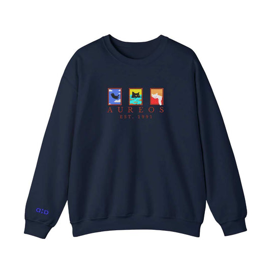 Sudadera Heavy blend "The feline gallery"