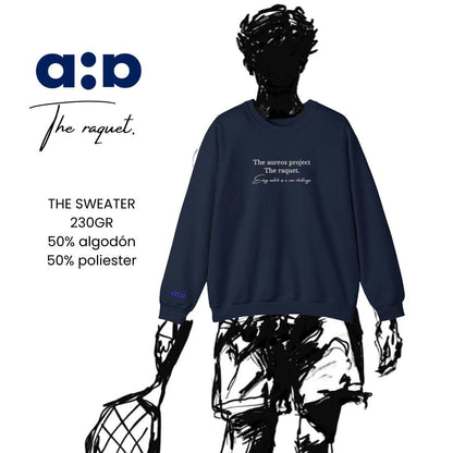 Sudadera Heavy blend "THE RAQUET"