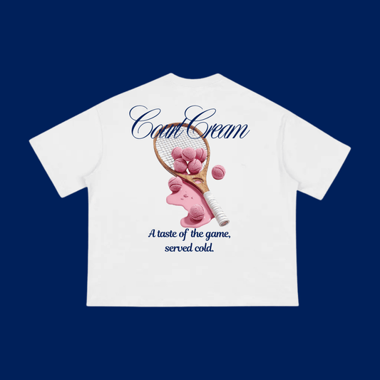 "Court Cream" - The Boxy fit.