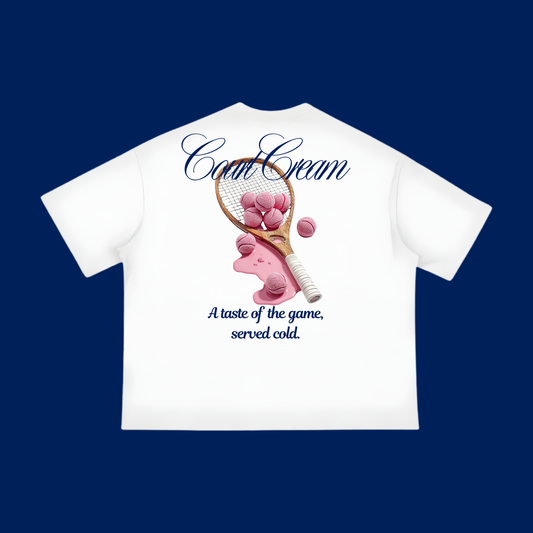 "Court Cream" - The Boxy fit.