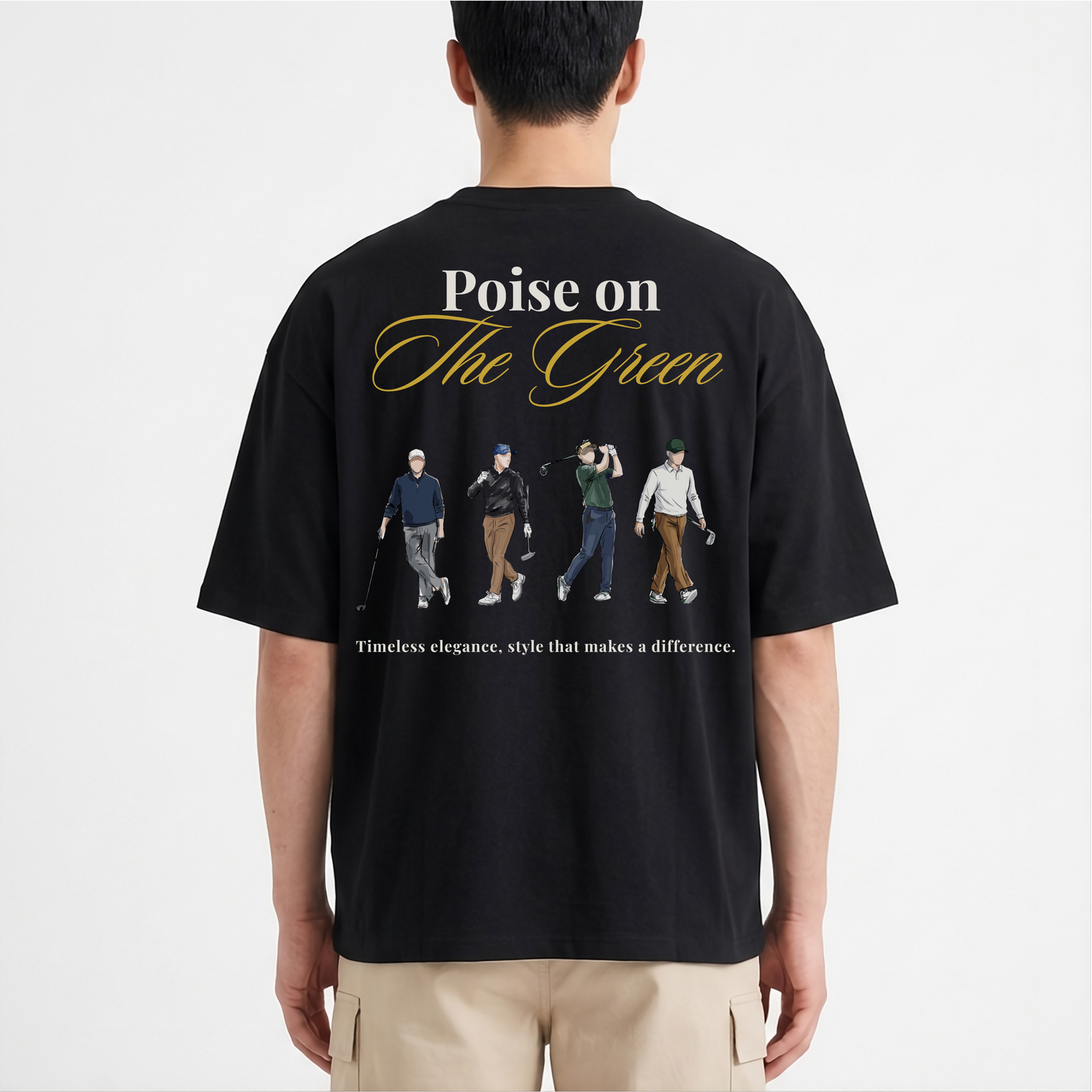 "Poise on the green" - The Boxy fit.