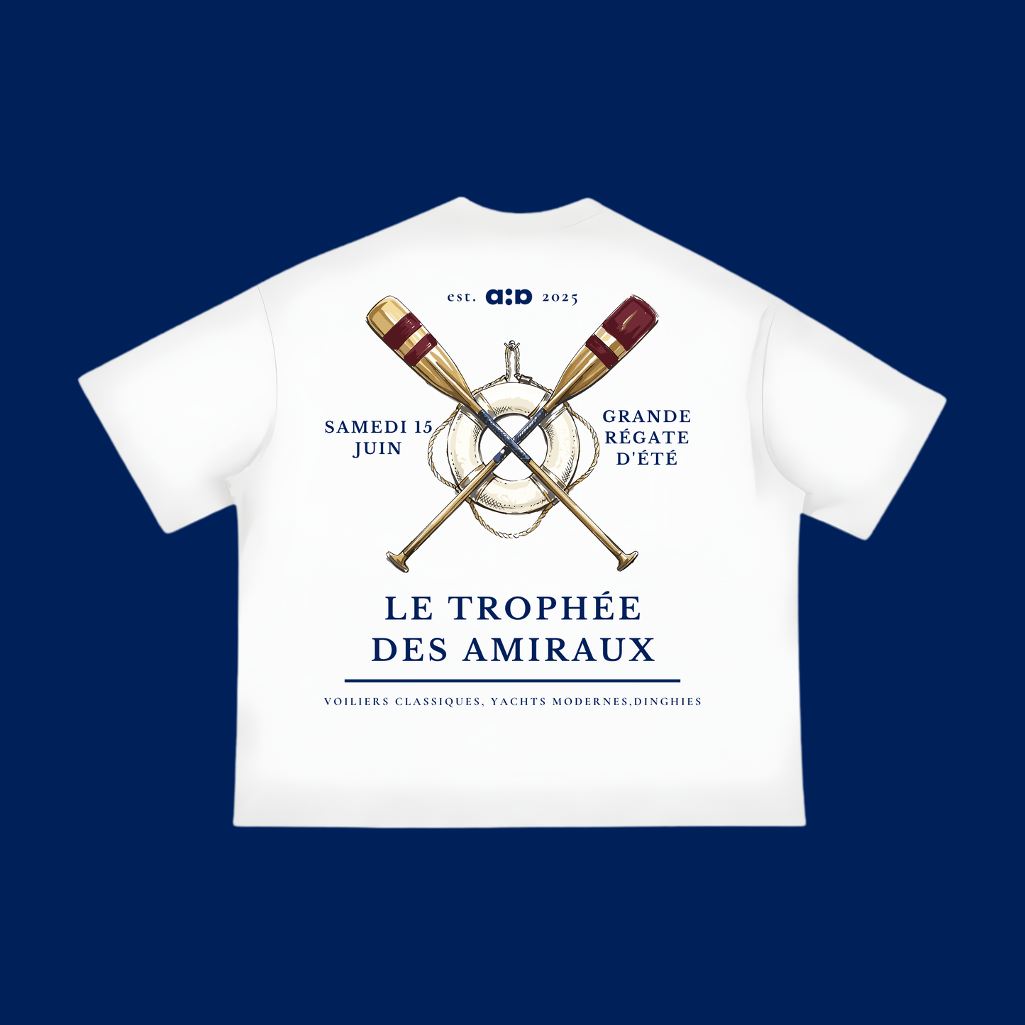 "Le trophée des amiraux" - The Boxy fit.